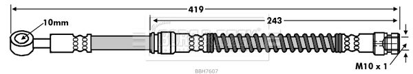 BORG & BECK Jarruletku BBH7607